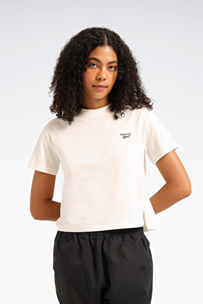 Reebok New Id Uniq Tee Ecru Women's Short Sleeve T-Shirt