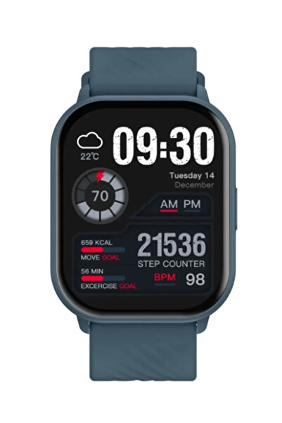 Zeblaze Gts 3 Midnight Blue Akıllı Saat - Gece Mavisi, Uzun Pil Ömrü, 2.03 Inç Ekran