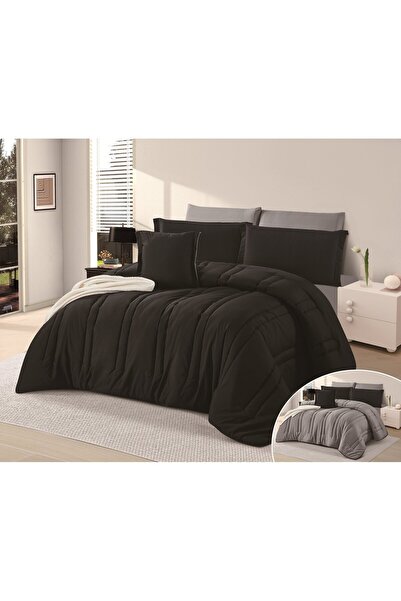 HOURS Horse Comforter Set, 7 Pieces, Plain, Double-Sided, Renee-08