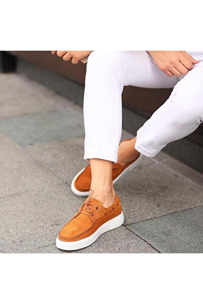 SailLakers - Ανδρικά παπούτσια Casual Tan Suede 101-8032-HE1065