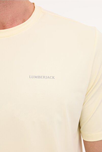 lumberjack ML SEVE 11ELG1-09 5FX Sarı Erkek Kısa Kol T-Shirt