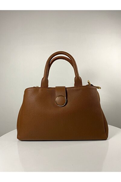 BK Bags & Accessories Women's Hand and Shoulder Bag with Gold Ring Detail