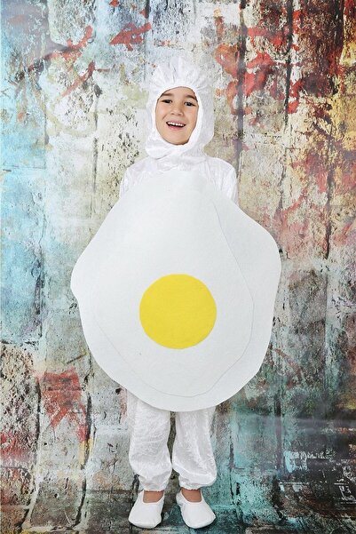 Annee Bakk Çocuk Beyaz Yumurta Kostümü