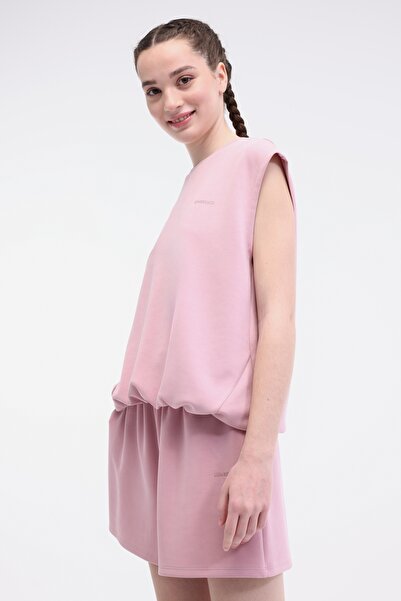 lumberjack WL MARZIA 11MS444 5FX Ροζ γυναικείο κοντομάνικο μπλουζάκι