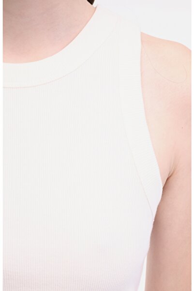 lumberjack WB RIBANA 10SSB106 5FX Ekru Kadın Atlet