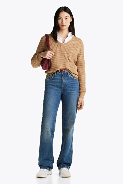 Tommy Hilfiger Kadın Th Tonal Chunky Sneaker - Bej