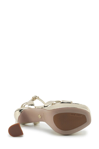 Nine West Veneza 5Pr Gold Women's Heeled Sandals