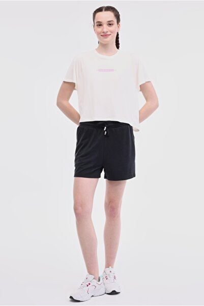 lumberjack Wl Mya 11Ms449 5Fx Ecru Women's Short Sleeve T-Shirt