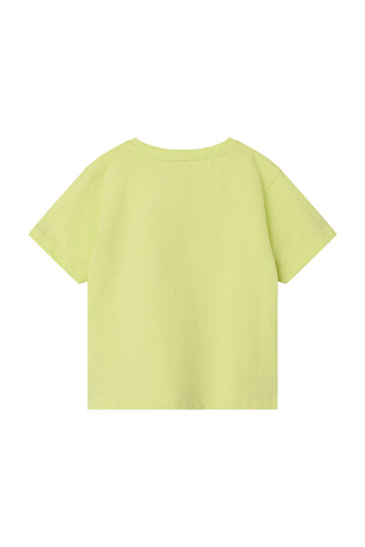 Name it NMMZAKKO NREG SS TOP BOX Zelené pánské dětské tričko s krátkým rukávem