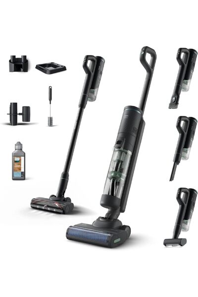Philips Yeni Aqua Trio 7000 Serisi Kablosuz Şarjlı Dikey Süpürge Islak Kuru Dik Süpürge XW