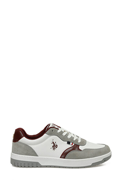 U.S. Polo Assn. حذاء رياضي رجالي 5 إف إكس للرجال من باس 5 إف إكس أبيض