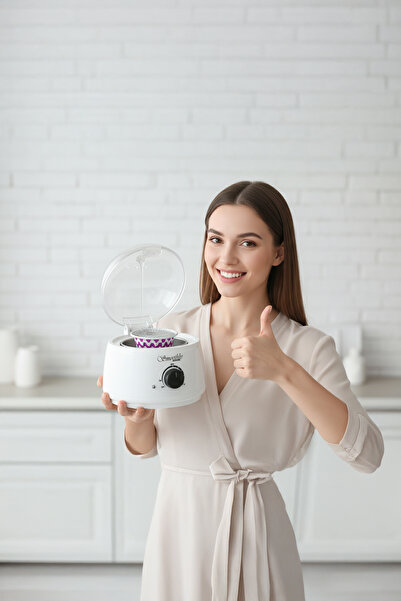 Smoothly 8 Parça Pudralı Boncuk Ağda Soyulabilen Yüz Ağdası (PENTA) + Karınca Yumurta Yağı + Spatula Seti