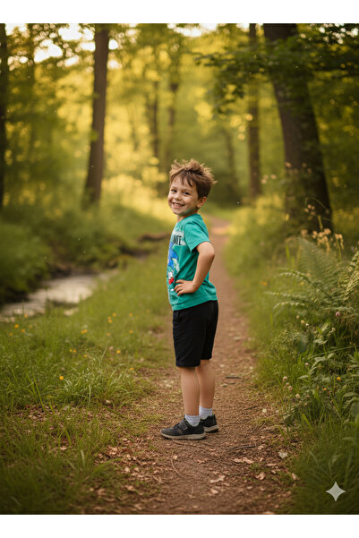 Birdirbir Boy's Shorts Suit with Sonic