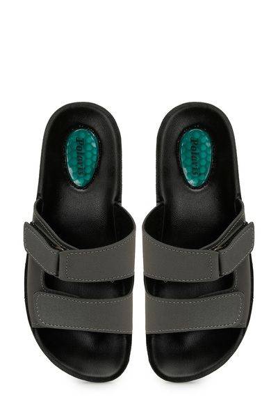 Polaris 607015.Z5PR Antrasit Kadın Terlik