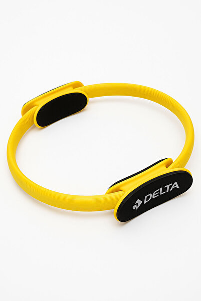 Delta Profesyonel Pilates Çemberi Konforlu Sünger Tutamaçlı 38 Cm Egzersiz Halkası