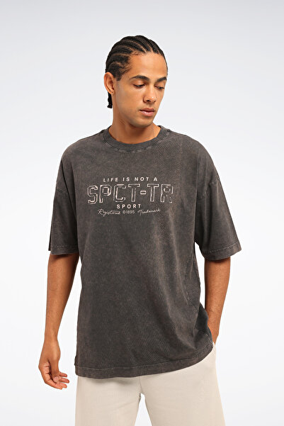 Reebok Korre Tee Anthracite Men's Short Sleeve T-Shirt