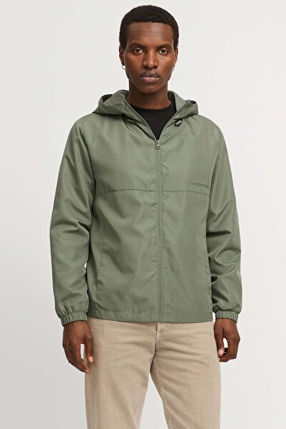 Jack & Jones JJZACK LIGHT JACKET Yeşil Erkek Mont