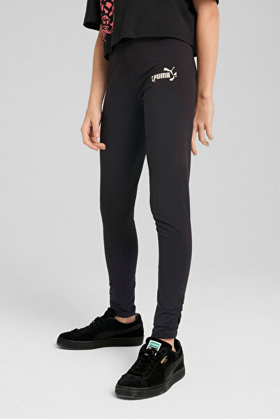 Puma FLAMING LOVE Leggings G Crne leggins za devojčice