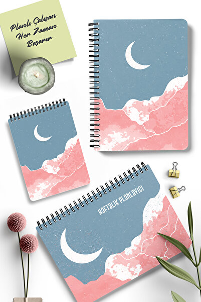 Apeirona Комплект за планиране | 3 специални продукта | Дневен планер | Седмичен планер | Списък със задачи