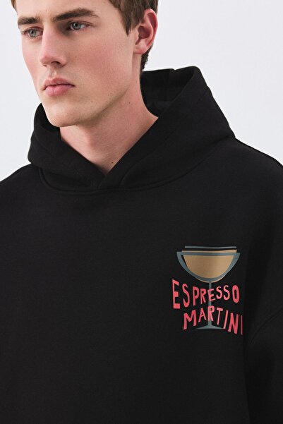 Trendiz Φούτερ Unisex Espresso Martini με αφίσα μαύρο