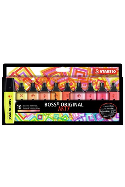 Stabilo Boss Original Sıcak Renkler Arty 10 Renk 70/10-1-20