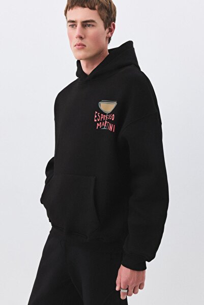 Trendiz Φούτερ Unisex Espresso Martini με αφίσα μαύρο