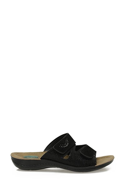 Polaris 609002.Z5PR Siyah Kadın Ev Terliği