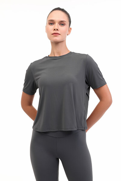 lumberjack Wl 11Uur24Dp3300 Yog 5Pr Anthracite Women's Short Sleeve T-Shirt