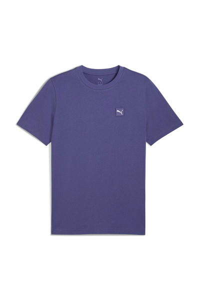 Puma Ess Elevated Tee Purple Men's Short Sleeve T-Shirt