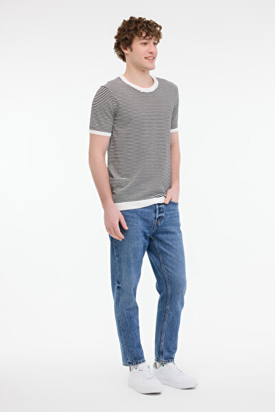 lumberjack ML JOE 11ITL903 5FX Μαύρο ανδρικό κοντομάνικο μπλουζάκι