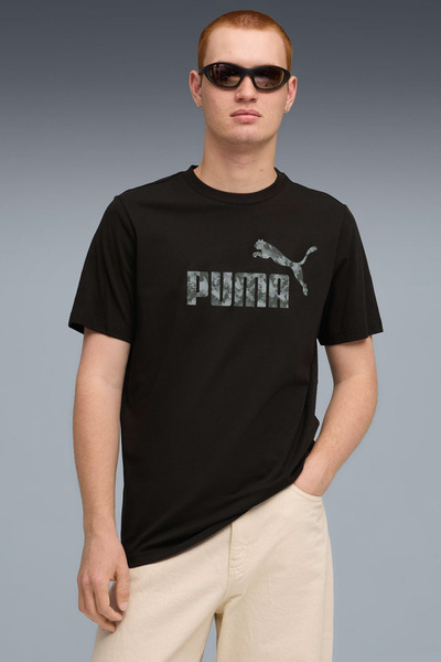 Puma Pólók, normál szabású, rövid ujjú, normál, kerek nyakú, kötött, terepmintás