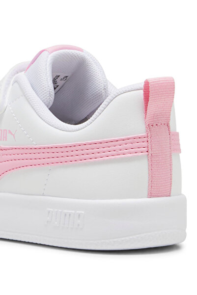 Puma Courtflex V3 V PS Beyaz Kız Çocuk Sneaker