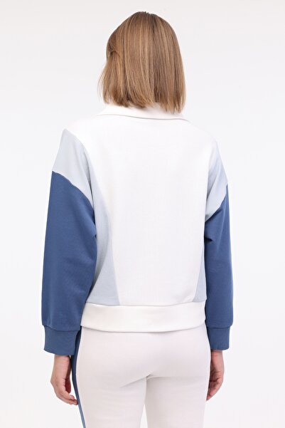 lumberjack WL ANNABEL-C 16CK927 5FX Mavi Kadın Sweatshirt