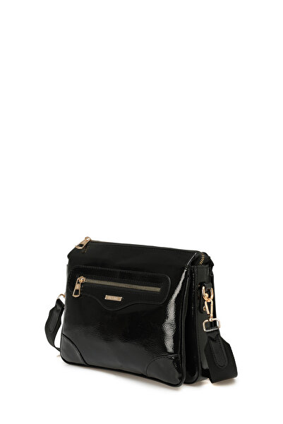 Butigo Μαύρη γυναικεία τσάντα χιαστί RGN MULTIBLM CPRZ 4PR