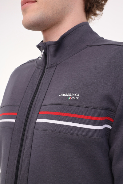 lumberjack ML ROBERT 18ITL411 5FX Antrasit Erkek Eşofman Üstü