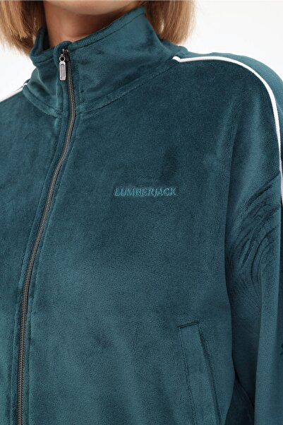 lumberjack Wl Anaıs 18ms421 4pr Yeşil Kadın Eşofman Üstü