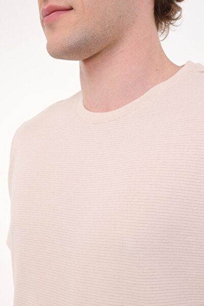 Kinetix Μπλουζάκι MB CZ JK 11BS101 5FX Bej Erkek Kısa Kol