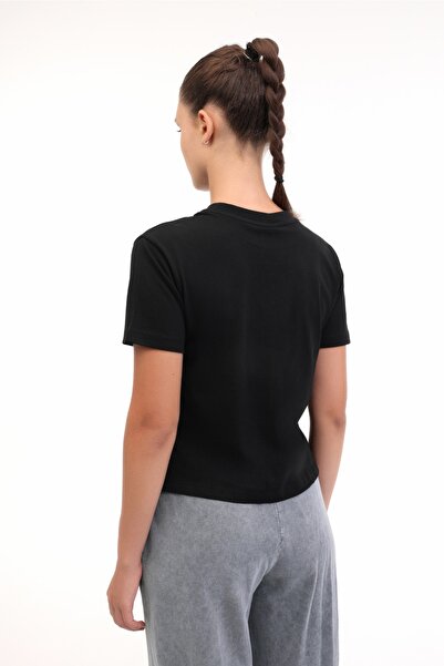 lumberjack Wb 11Asya-T 5Pr Black Women's Short Sleeve T-Shirt