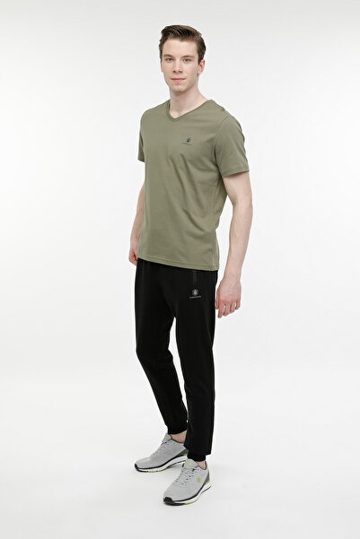 lumberjack Ανδρικό μπλουζάκι με στρογγυλή λαιμόκοψη Basic M-ct106 V Neck