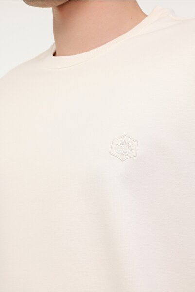 lumberjack MB SN75 C NECK SW 5FX Ekru Чоловіча толстовка