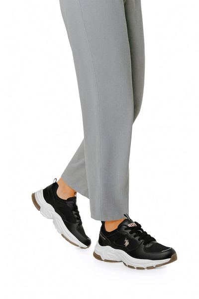 U.S. Polo Assn. Černé dámské tenisky SORLEY 5FX