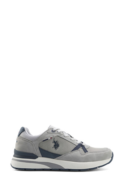 U.S. Polo Assn. حذاء رياضي رجالي باللون الرمادي من Penn 5fx