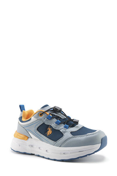 U.S. Polo Assn. Šedá chlapecká sportovní obuv SANTANA JR 5FX