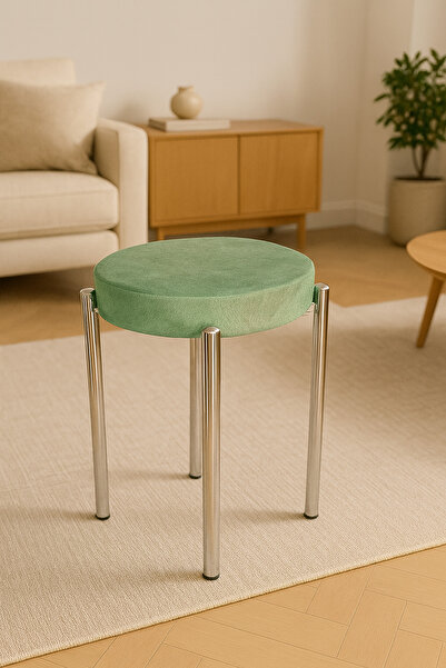 BERAWOND BERA METAL SİLİNEBİLİR KUMAŞ TABURE (1 ADET-MONTAJLI GÖNDERİM)