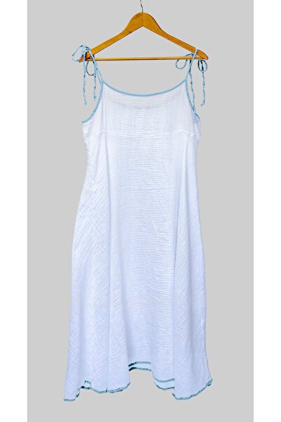 Perky Moth %100 Pamuk Müslin Nefes Alır Kadın Askılı Yazlık Gecelik Elbise Pijama – Rahat, Şık ve Çok Amaçlı