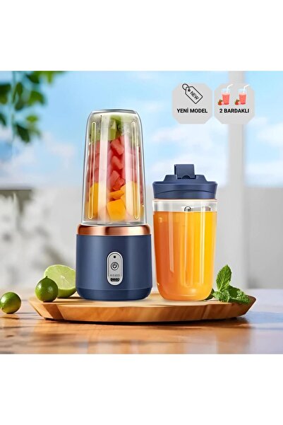 Genel Markalar 400Ml Kişisel Şarjlı Blender Taşınabilir Smoothies Shake'n Blender Meyve Sıkacağı 21000Rpm