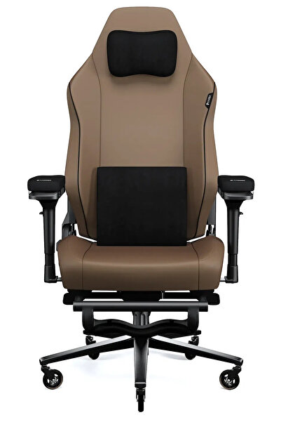 EXVEGA Pandora 2025 Napa Deri Çalışma Koltuğu Kahve