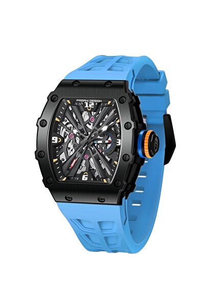 Pagani design PD-1738 Tonneau Saat Erkek 42MM Su Geçirmez Kuvars Japon VH65 S...