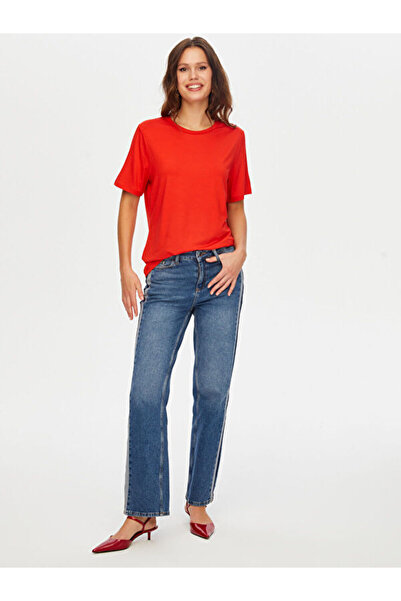 Faik Sönmez Yuvarlak Yaka Kısa Kol T-Shirt W26TSH009