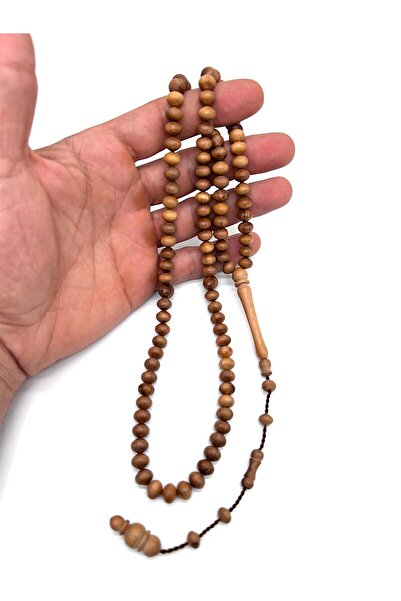 Doğaltaş هدية من خشب الزيتون الحقيقي للصلاة والتسبيح - 8 مم